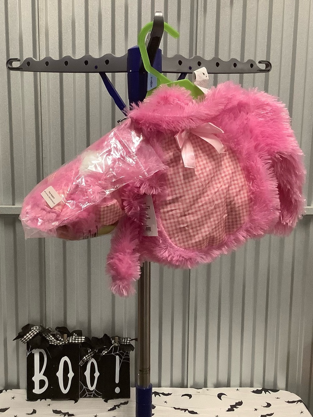 New Pink Faux-Fur Kids rabbit Halloween costume size 0-6 months